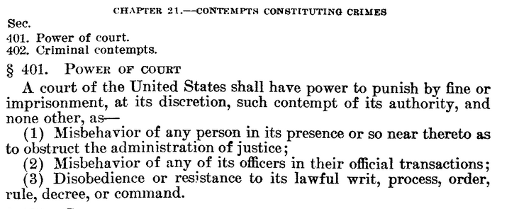 contempt statute 1948