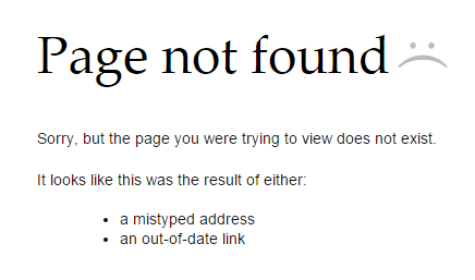 GFA Chan Page Not Found