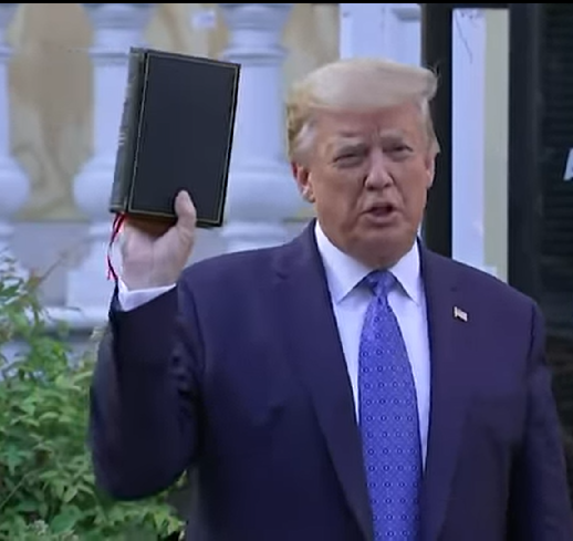 My 5,000th Post is a Lament: Trump Used Force on Peaceful Protestors to Clear Way for Bible Photo Op