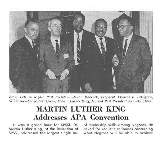 Celebrate Martin Luther King Jr. Day 2022 – When Dr. King Spoke to the APA